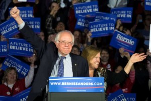 Photo Credit: J. David Ake, AP. Senator Bernie Sanders and his wife, Jane.