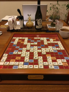 The game of Scrabble looks different from different perspectives