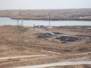 The Haditha burn pit.